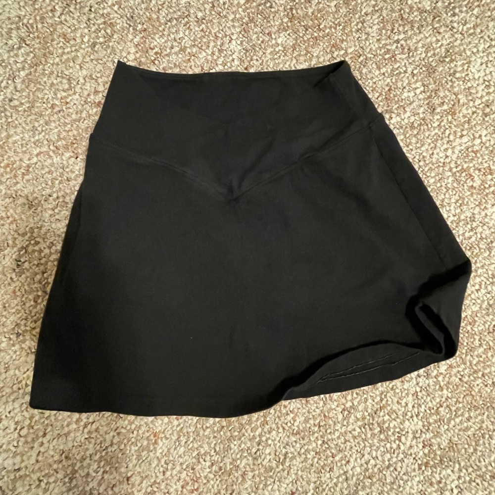Black skirt with built in spandex. Brand: PINK Size: medium